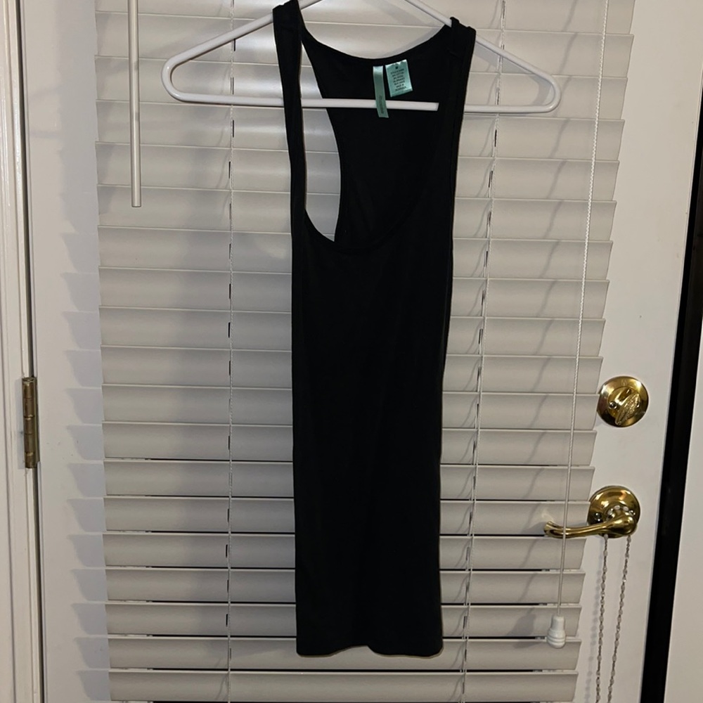 Black tank top